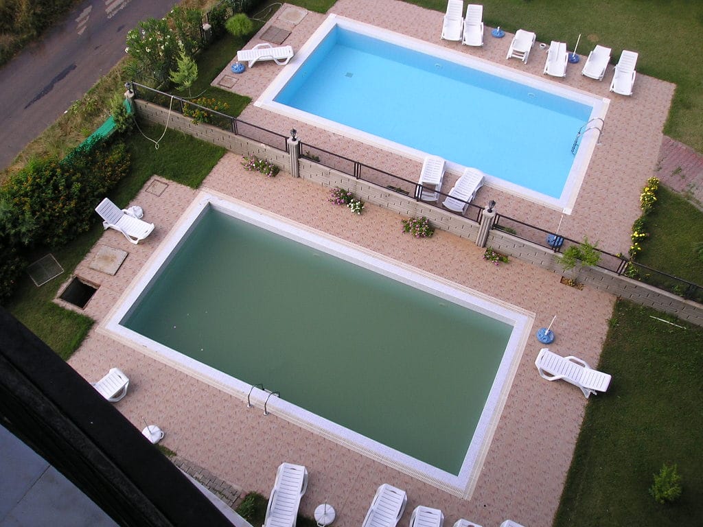 Manual de la piscina: eliminar agua verde