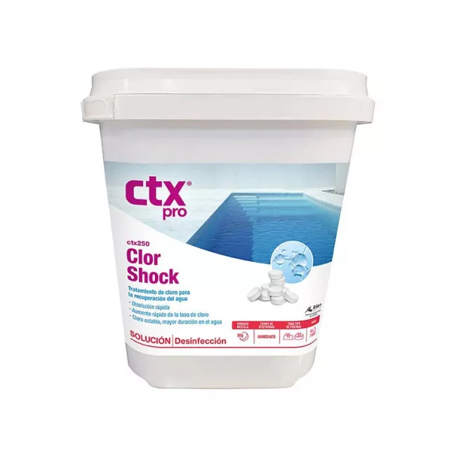 Dicloro de choque Tabletas CTX 250